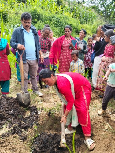 आँपचौर  जलवायु आदीवासी जनजाति महिला समुह,इन्द्रावती गाउँपालिका 
